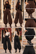 🤎🖤 Pantalon Femme Chic – Fabrication Italienne 🇮🇹