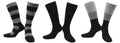 Chaussettes Ciel et Mer Coton Écologique - Gris (3 paires)