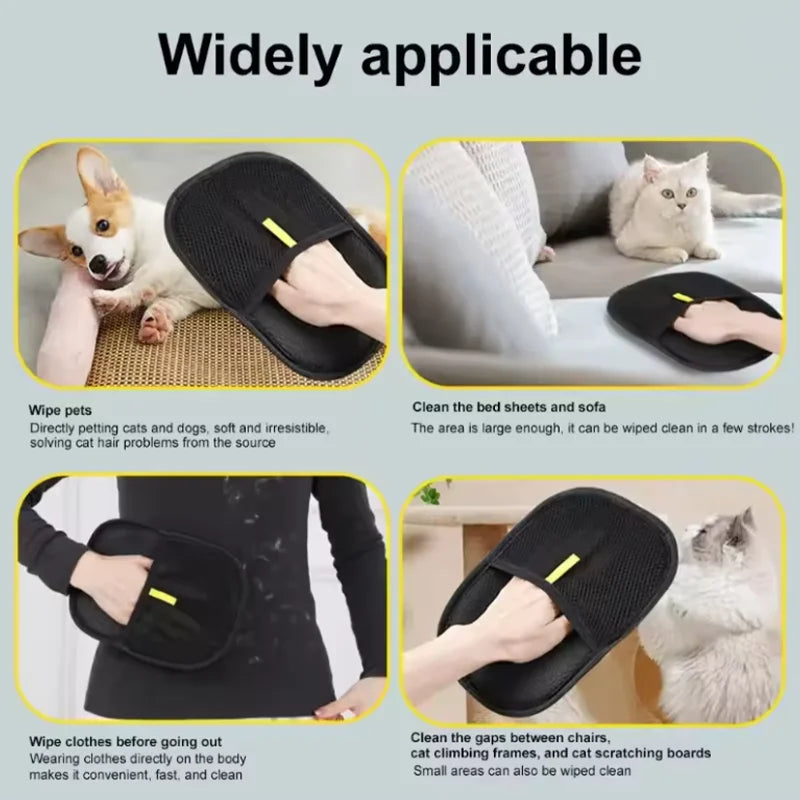 Gants dépelliculants portables et lavables pour animaux, produits de nettoyage pour animaux, accessoires pour animaux