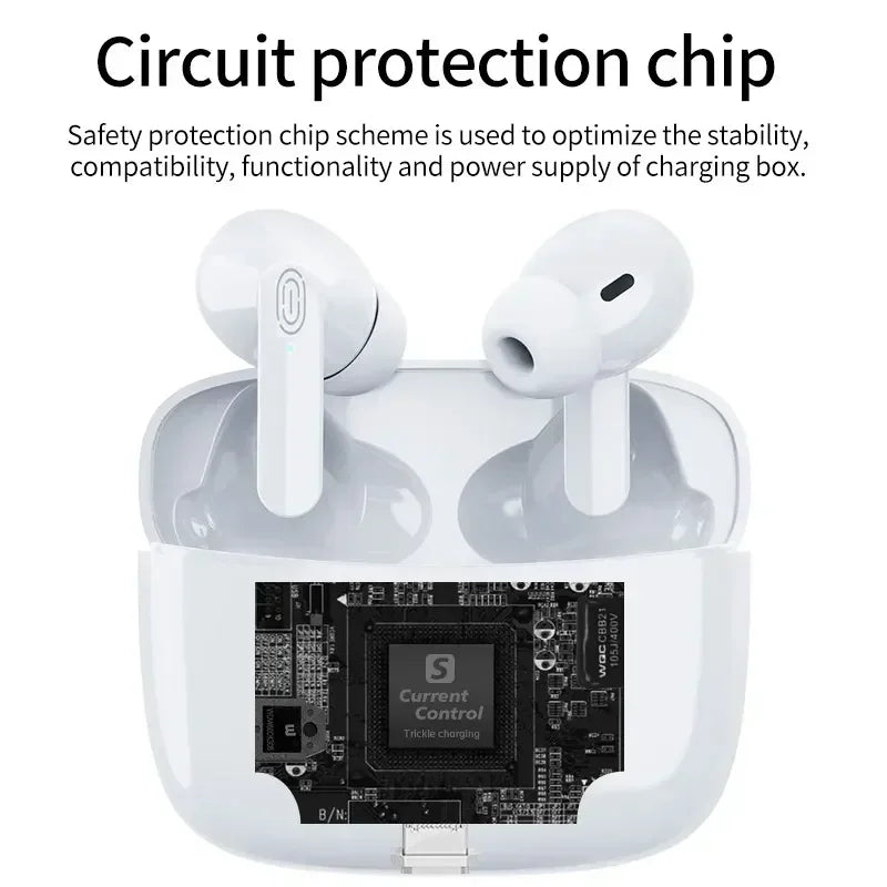 Écouteurs Bluetooth TWS Air Pro Écouteurs Sans Fil Casque à Réduction de Bruit Écouteurs Bluetooth avec Commande Tactile