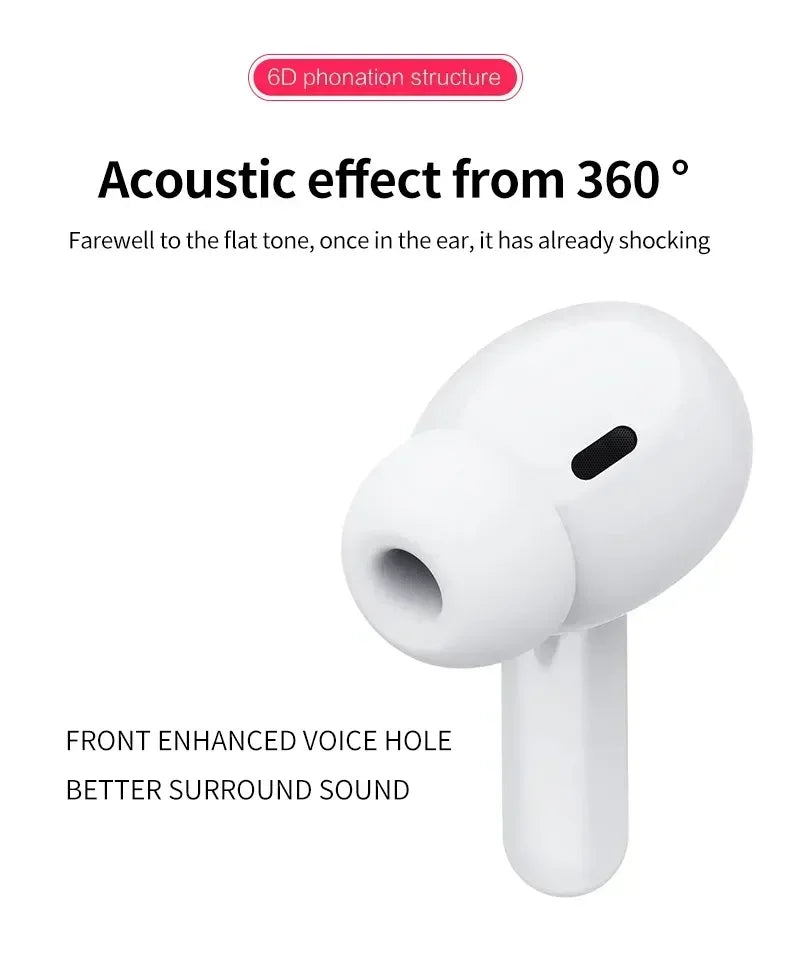 Écouteurs Bluetooth TWS Air Pro Écouteurs Sans Fil Casque à Réduction de Bruit Écouteurs Bluetooth avec Commande Tactile