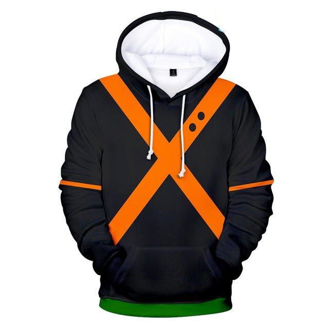 Bakugo Hero Academia Uniform Hoodie