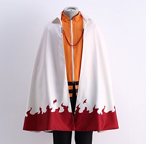 Naruto Uzumaki 7th Hokage Cloak Cosplay Costume