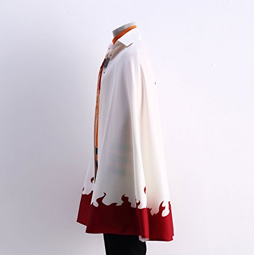 Naruto Uzumaki 7th Hokage Cloak Cosplay Costume