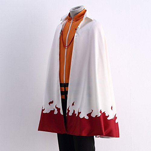 Naruto Uzumaki 7th Hokage Cloak Cosplay Costume