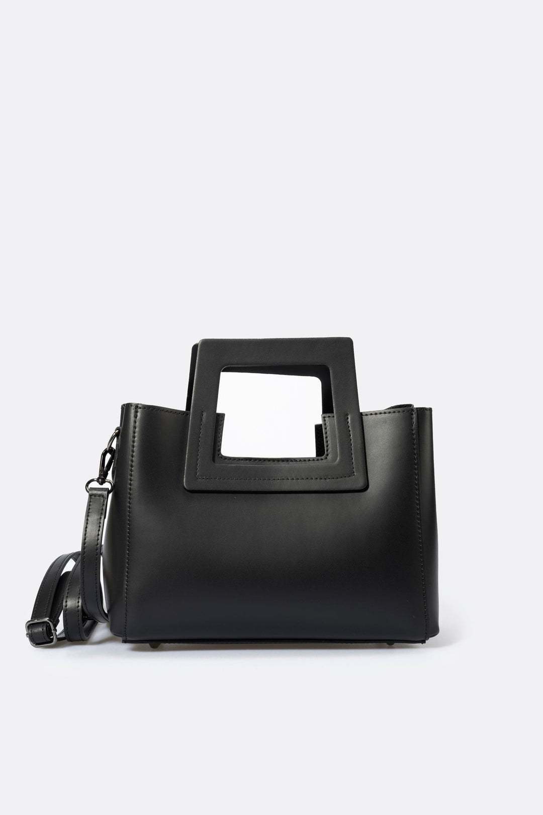 ANTHEA Sac à main en cuir - Noir - Bleu - Marron