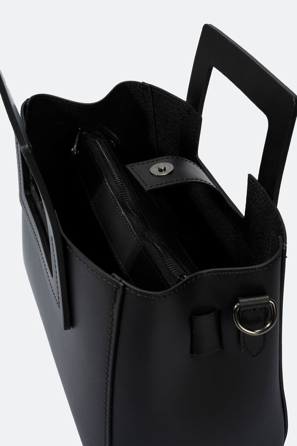 ANTHEA Sac à main en cuir - Noir - Bleu - Marron